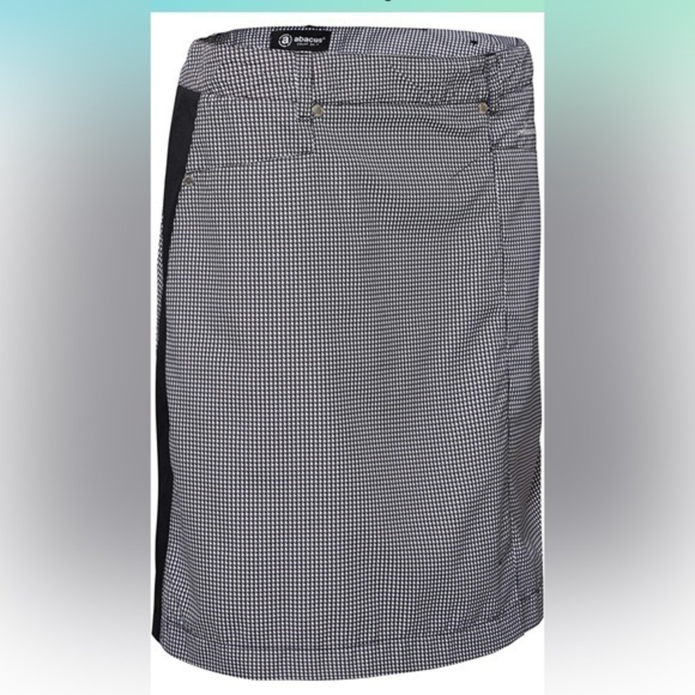 ABACUS NEW Women's High Performance Windproof Crail Golf Skort‎ Black Size 4